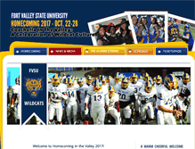 Tablet Screenshot of homecoming.fvsu.edu